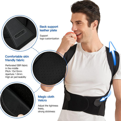 Posture Corrector for Women and Men, Adjustable Shoulder Posture Brace, Back Straightener Posture, Used for Middle and Upper Spine Large