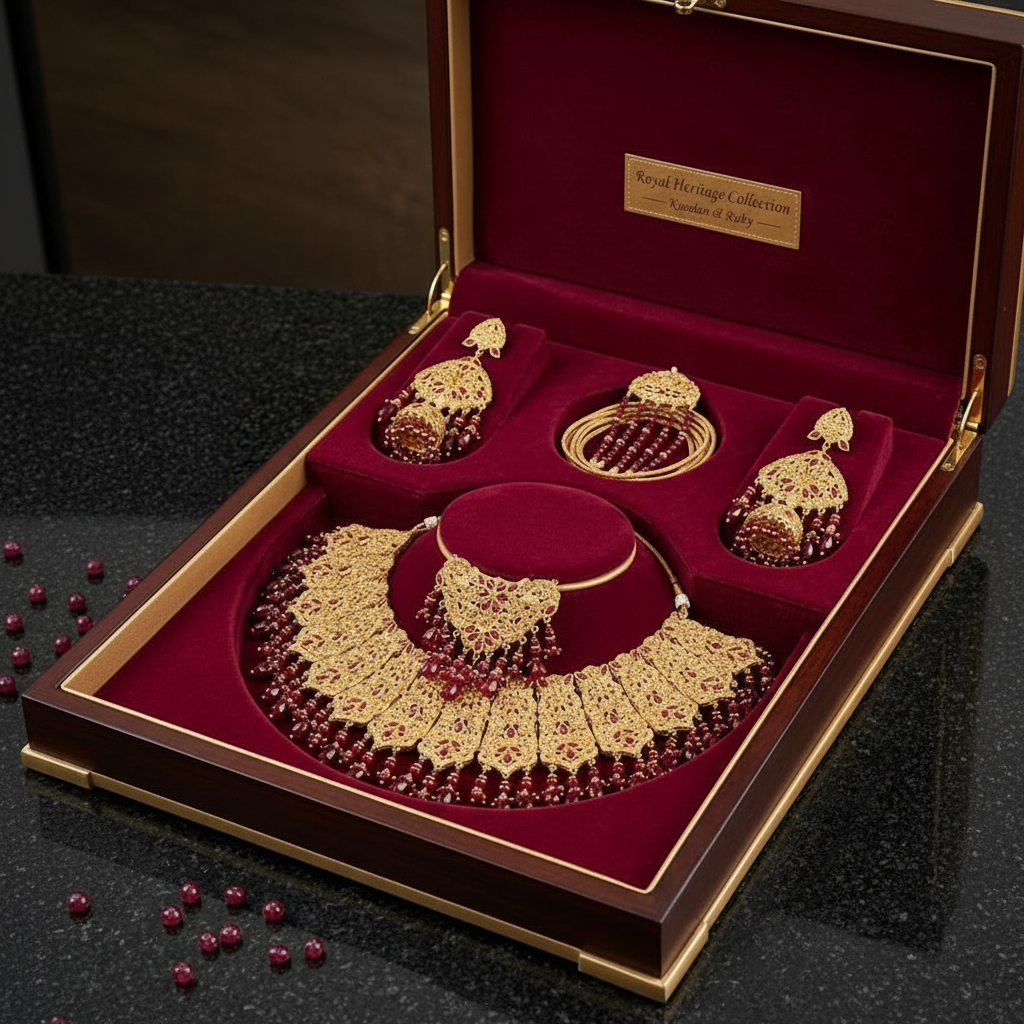 ✨ “Zauqaaf Premium Elegant Jewellery Set – Timeless Style & Luxury Shine” ✨