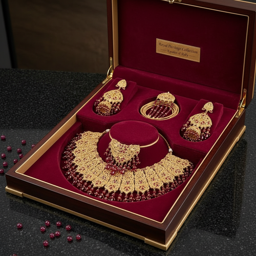 ✨ “Zauqaaf Premium Elegant Jewellery Set – Timeless Style & Luxury Shine” ✨