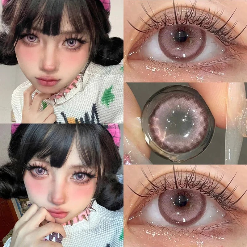 Mill Creek 1Pair Hot Selling Cosplay Color Contact Lenses for Eyes Red Lenses Degree 0 to -8.00 Anime Beauty Pupil Fast Shipping