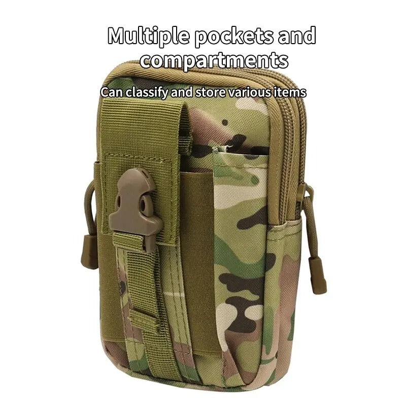 Outdoor Sports Camping Tactical Wallet Male 5.5/6 Inch Waterproof Mobile Phone Bag Wearing a Belt Running Bag.   4.8   84 Reviews