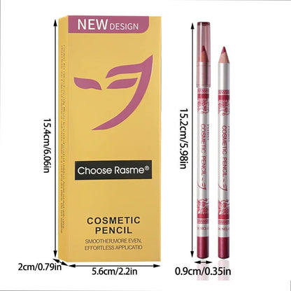 12 Color Eyeliner, Durable Smoked Punk Style Eyeliner, Waterproof, High Pigment, Pearl Luster Eye Shadow Stick