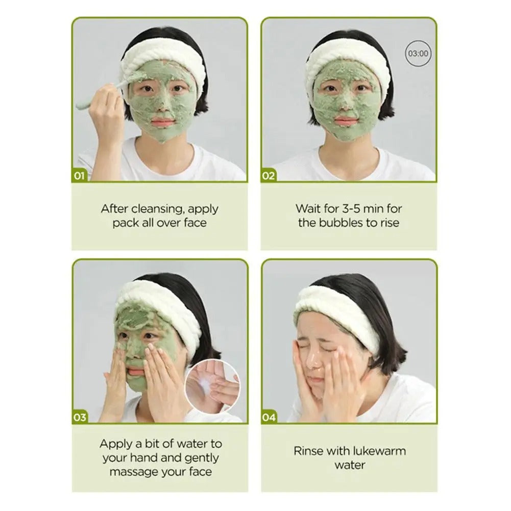 Holy Basil Bubble Cleansing Mask Exfoliating Hydrating Oil Control Natural Formula Long-lasting Moisturizing Gentle Skin Care